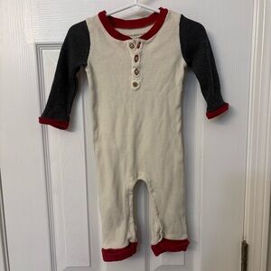Burt's Bees Baby One-Piece Romper Waffle Knit